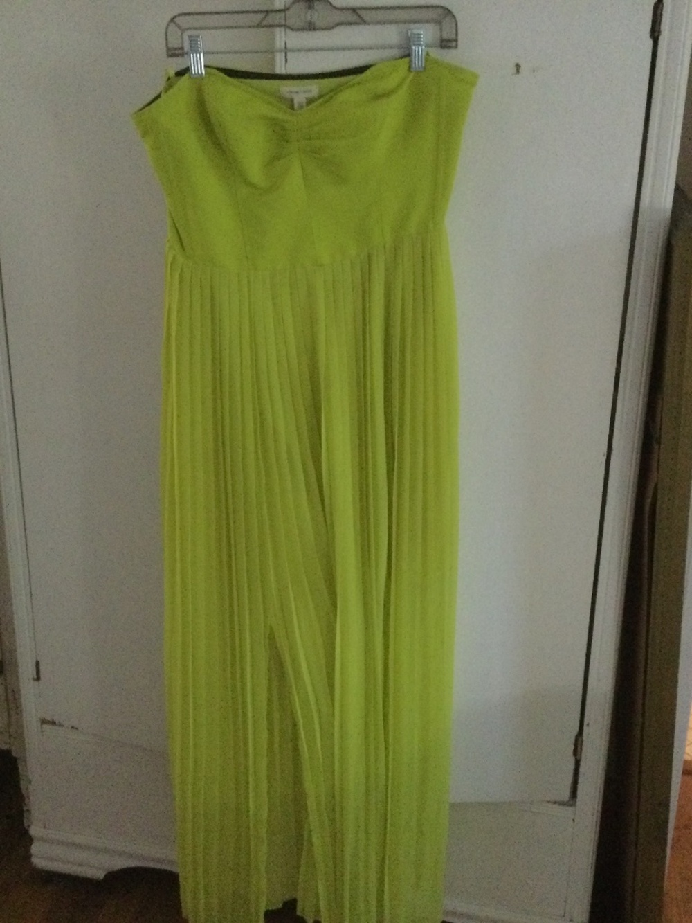 Silence and Noise Chartreuse Evening /Prom Dress 12